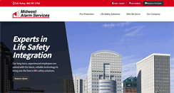 Desktop Screenshot of midwestalarmservices.com