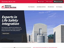 Tablet Screenshot of midwestalarmservices.com